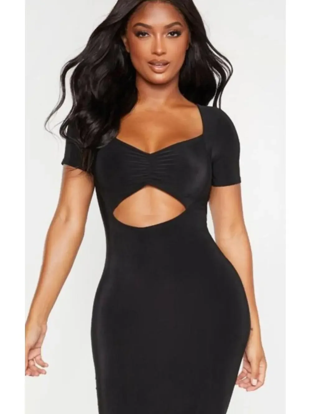 dinner date cute date night dresses Dress || Black Color:As picture show 25 / Hips atf-kg-10.16.25 Black Latex Mini Dress